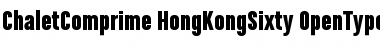 ChaletComprime-HongKongSixty Regular Font