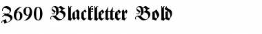 Z690-Blackletter Font