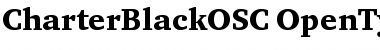CharterBlackOSC Font