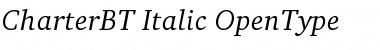 Bitstream Charter Italic Font
