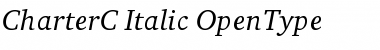 CharterC Italic Font
