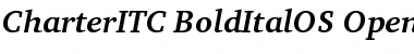 Charter ITC Bold Italic OS Font