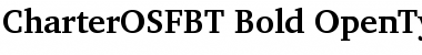 Bitstream Charter Bold OSF Font