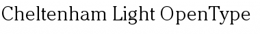 ITC Cheltenham Light Font