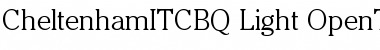 Cheltenham ITC BQ Regular Font