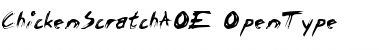 ChickenScratchAOE Font