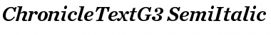 Chronicle Text G3 Semibold Italic