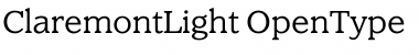 ClaremontLight Font