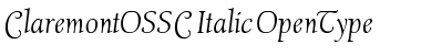 ClaremontOSSC-Italic Font