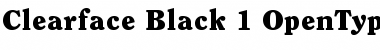 ITC Clearface Black Font