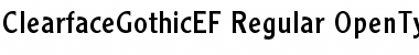ClearfaceGothicEF-Regular Font
