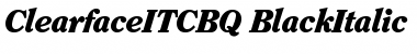 Clearface ITC BQ Regular Font