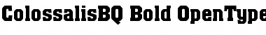 Colossalis BQ Font