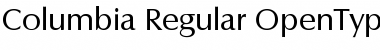 Columbia-Regular Regular Font