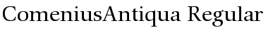 Comenius Antiqua Font