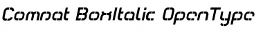 Comsat BoxItalic Font
