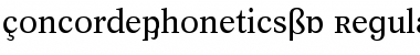 Concorde Phonetics BQ Regular Font