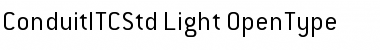 ConduitITCStd Light Font