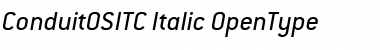 ConduitOSITC Italic