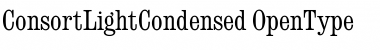 ConsortLightCondensed Font