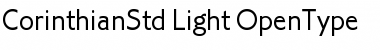 Corinthian Std Light Font