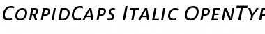 Corpid Caps Italic Font