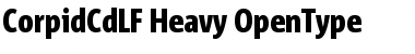 Corpid Cd LF Heavy Font