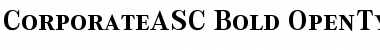 CorporateASC Bold Font