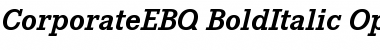 Corporate E BQ Regular Font