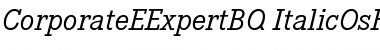 Corporate E Expert BQ Font