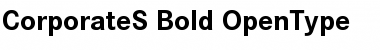 Corporate S Bold Font