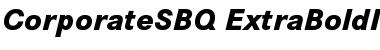 Corporate S BQ Font