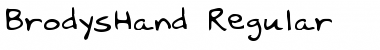 BrodysHand Regular Font