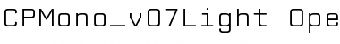 CPMono_v07 Font