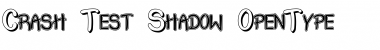 Crash  Test Shadow Regular Font