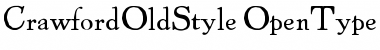 CrawfordOldStyle Font