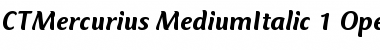Club Type Mercurius Medium Italic