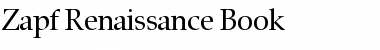 Zapf Renaissance Font