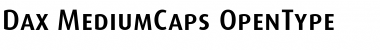 Dax-MediumCaps Regular Font