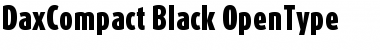 DaxCompact-Black Font