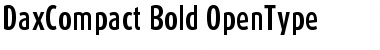 DaxCompact-Bold Regular Font