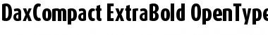 DaxCompact-ExtraBold Font