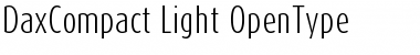 DaxCompact-Light Font