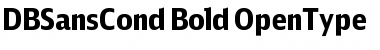 DB Sans Cond Bold Font