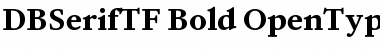 Download DB Serif TF Font