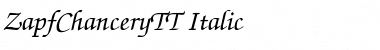 ZapfChanceryTT Italic Font