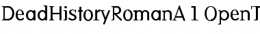 DeadHistory RomanA Font
