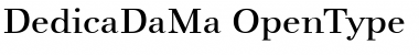 Dedica DaMa Regular Font
