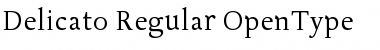 Delicato-Regular Regular Font