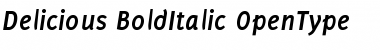 Delicious BoldItalic Font